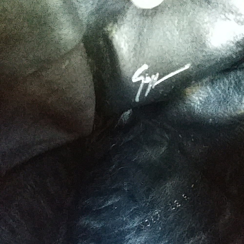 Giuseppe Zanotti charcoal gray lace up boots - Picture 8 of 8